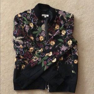Long Sleeve Floral Light Jacket